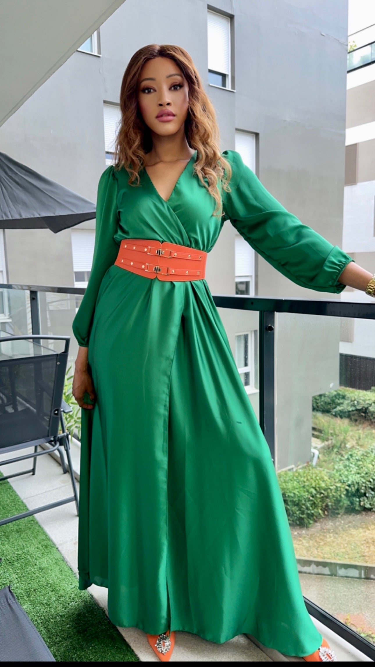 Robe longue portefeuille