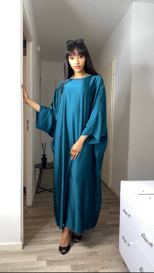 Robe Ample Oumi turquoise