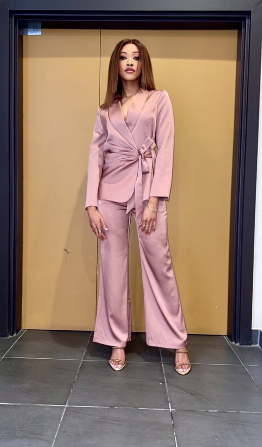 Ensemble blazer rose