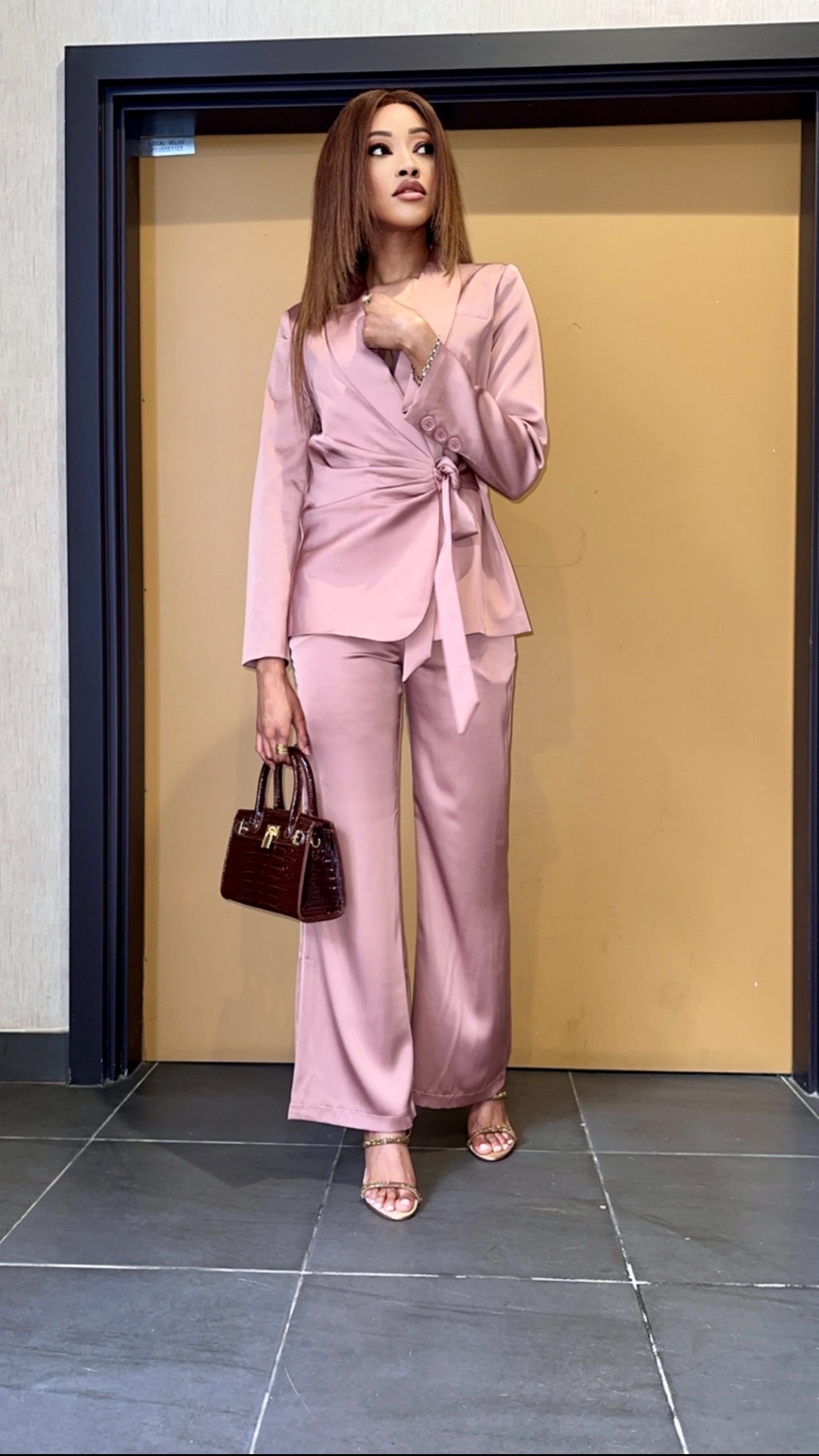 Ensemble blazer Or