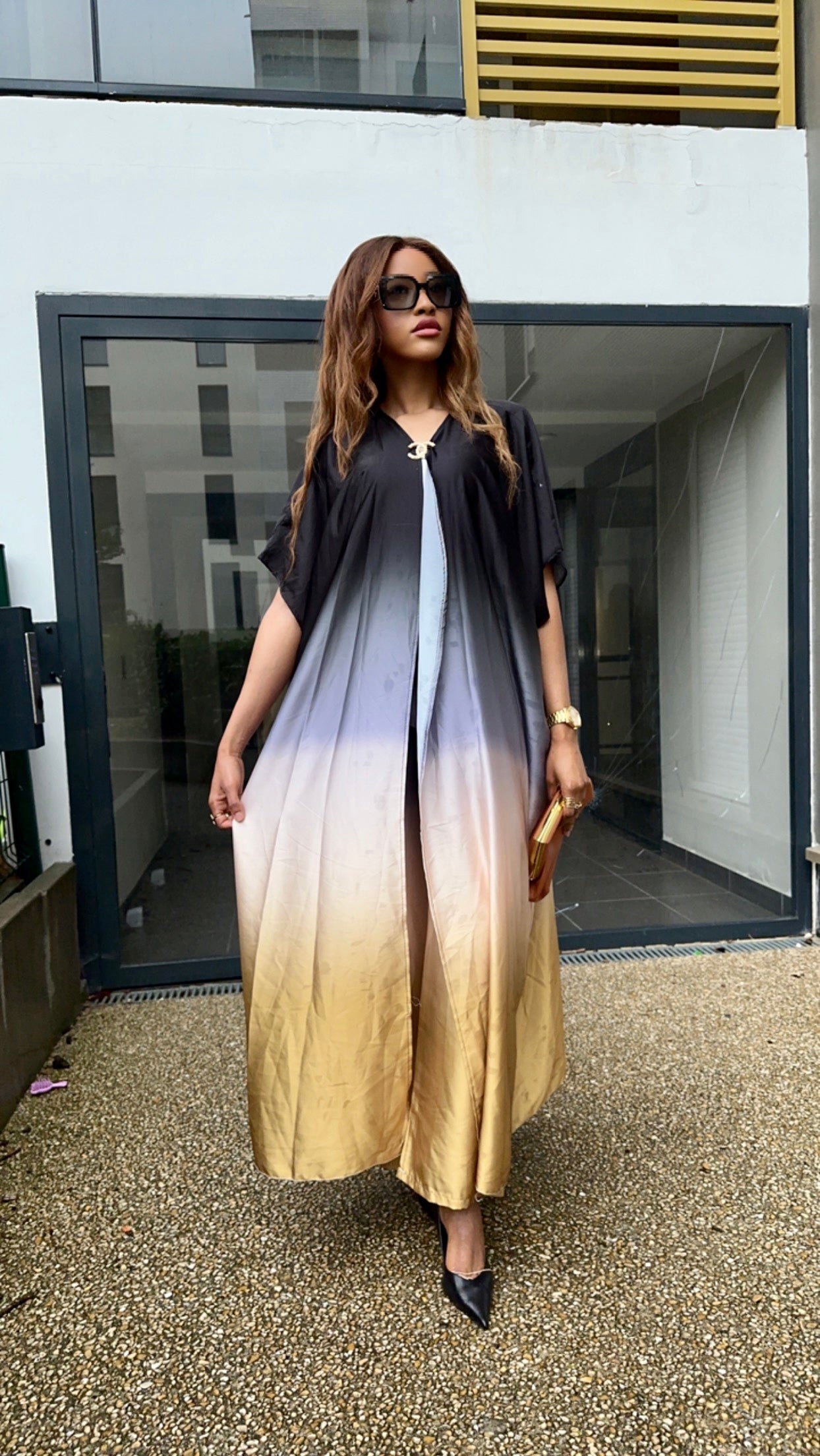 Ensemble kimono dégradé