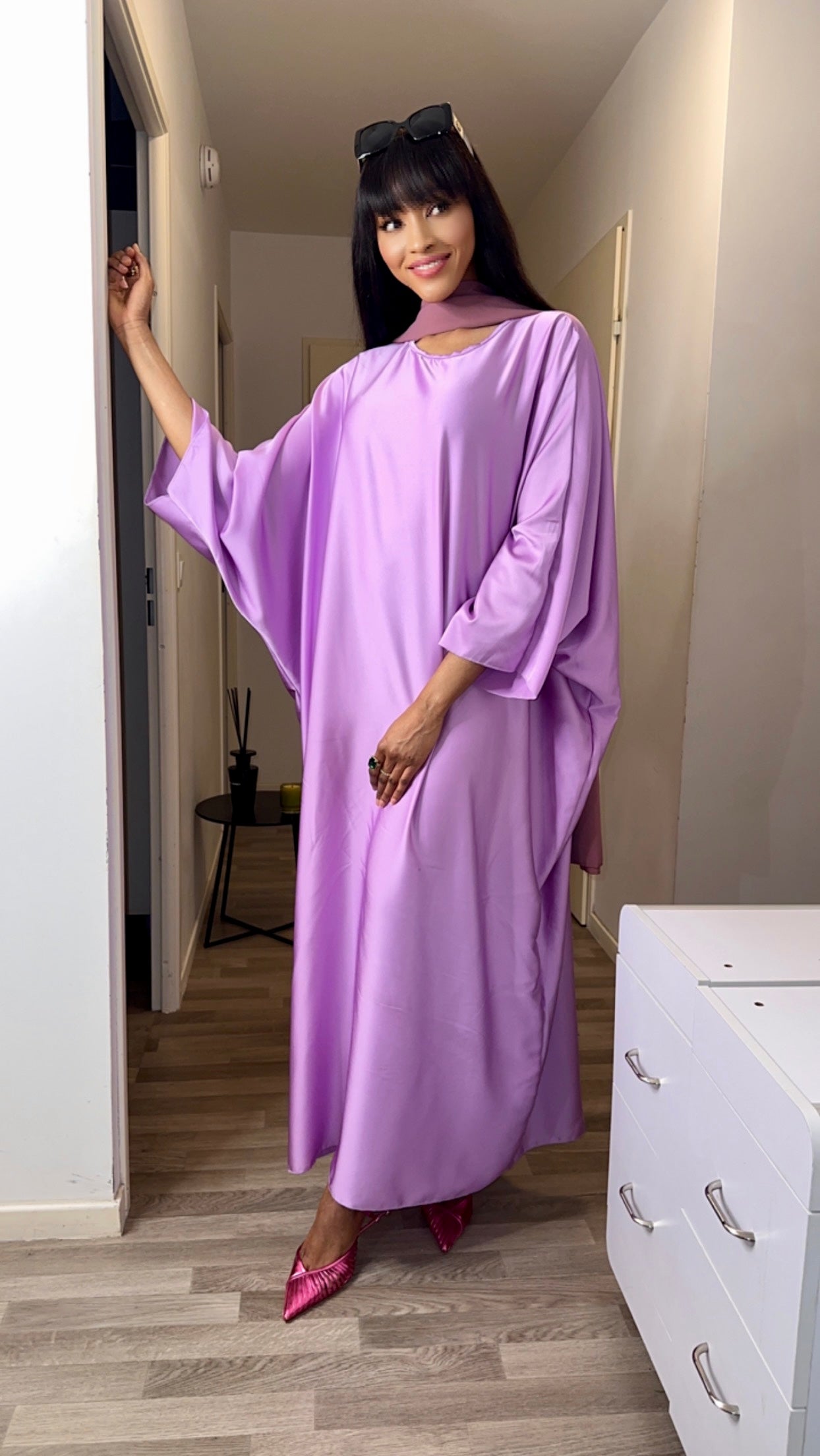 Robe Ample Oumi violette