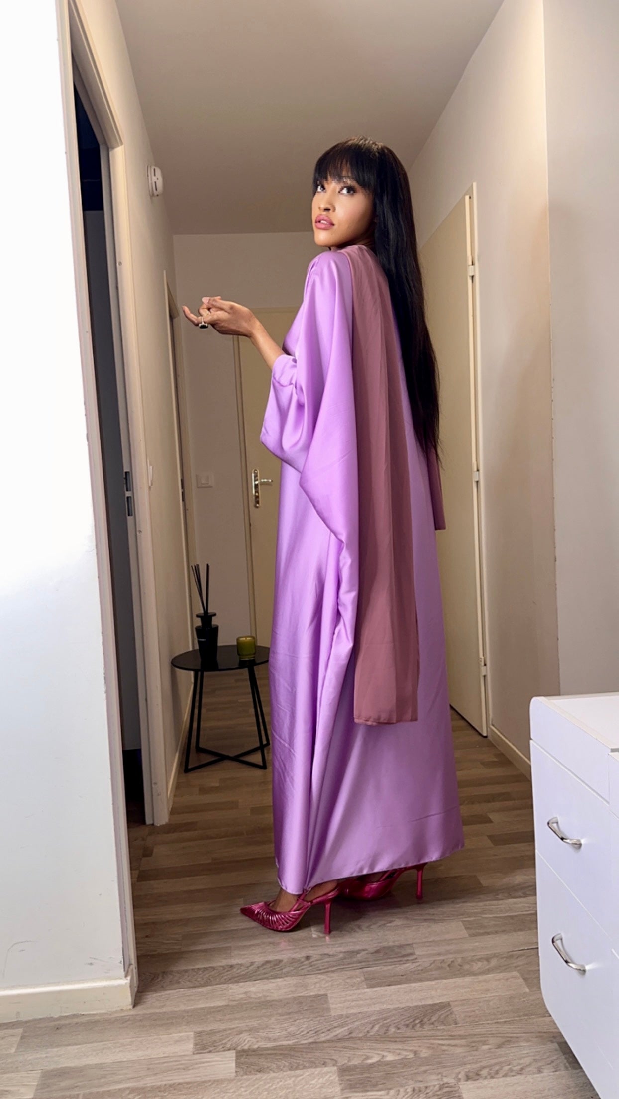 Robe Ample Oumi violette