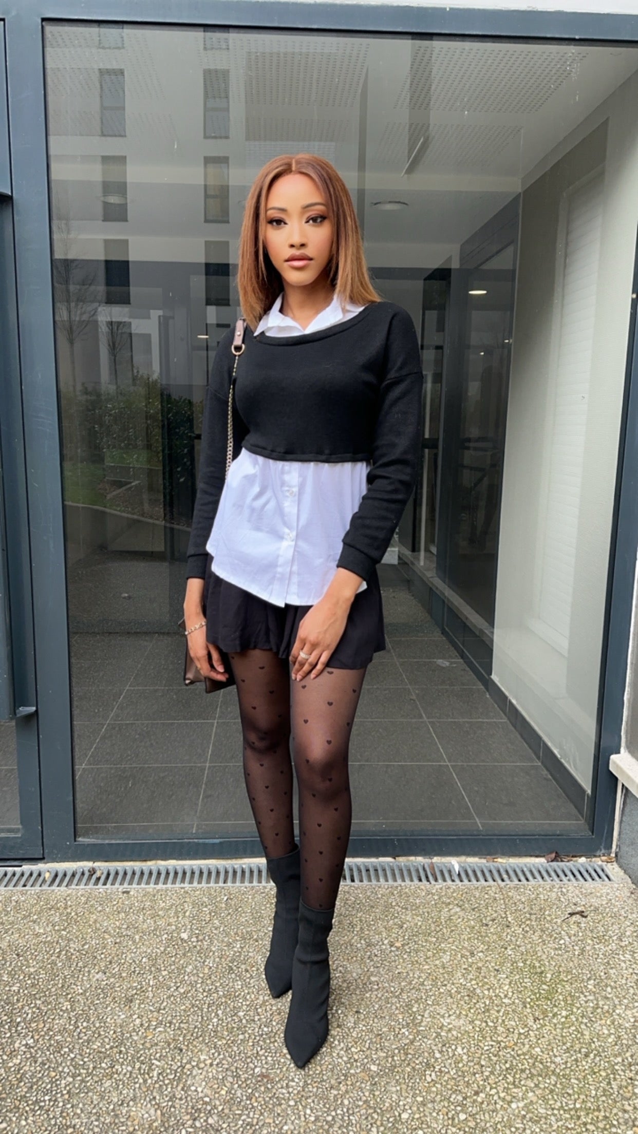 Pull chemise kaki