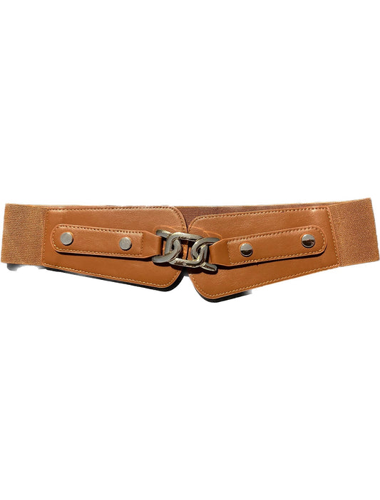Vintage ceinture caramel