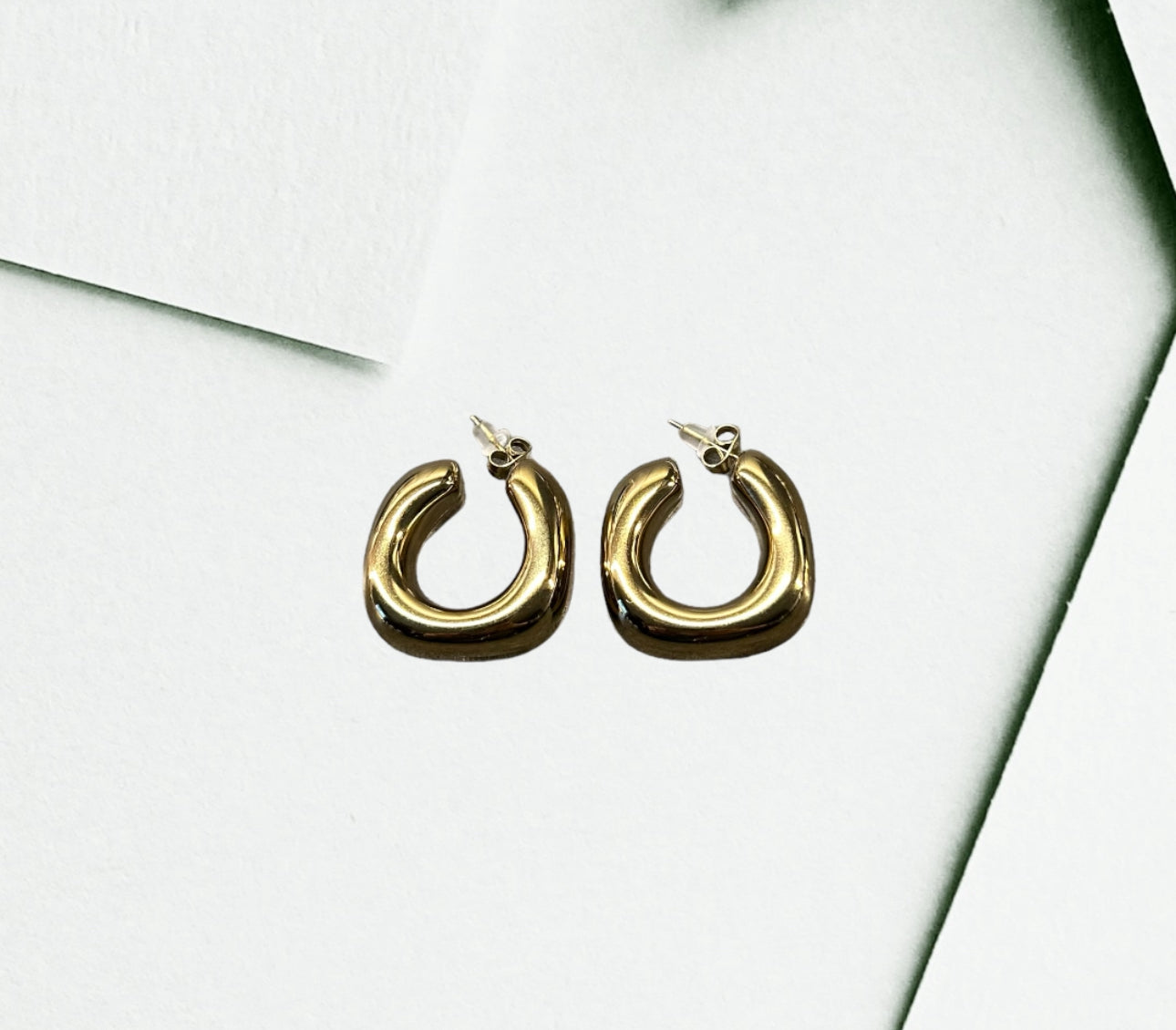 Boucles d'oreilles créoles dômes