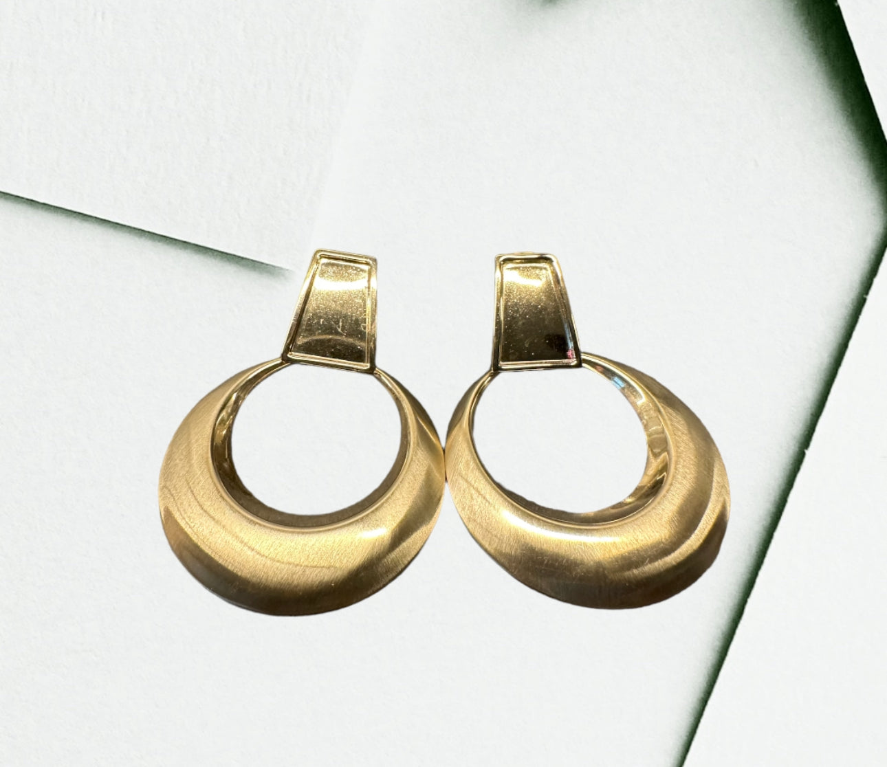 Boucles d'oreilles créoles épaisses