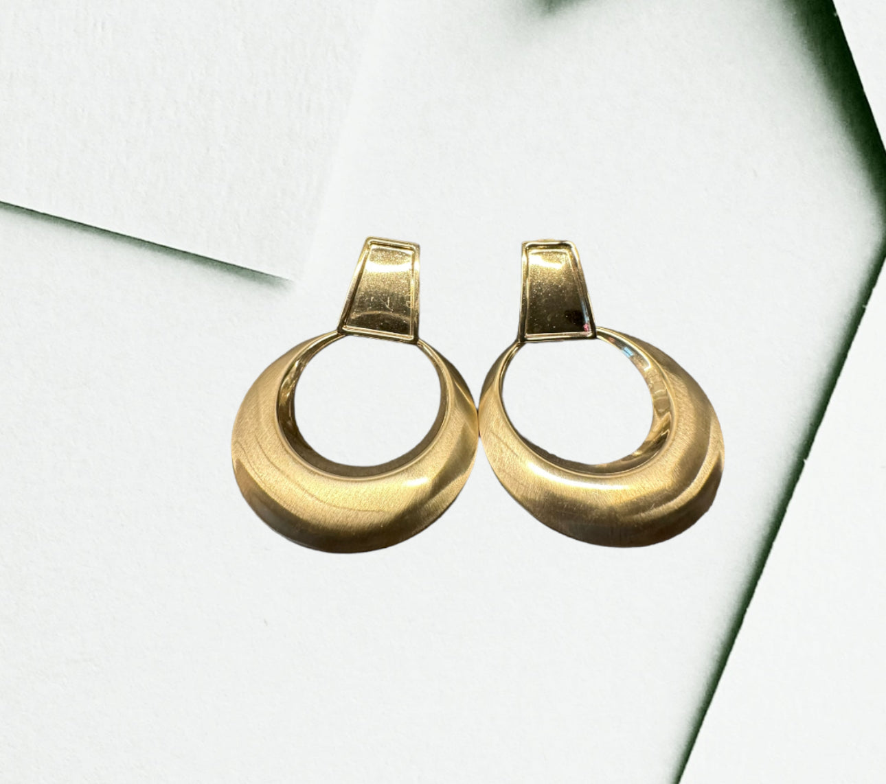 Boucles d'oreilles créoles épaisses