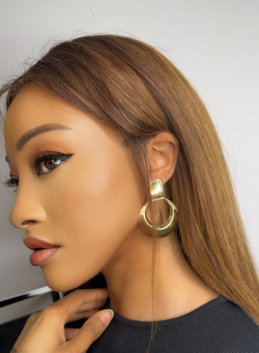 Boucles d'oreilles créoles épaisses