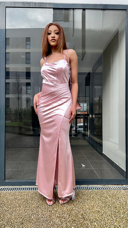 Robe de soirée verte