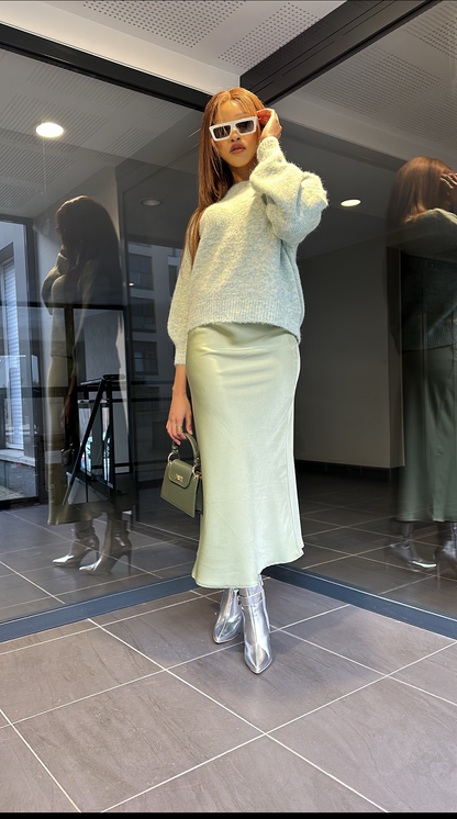 Pull glass green