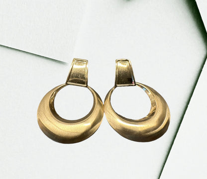 Boucles d'oreilles créoles épaisses